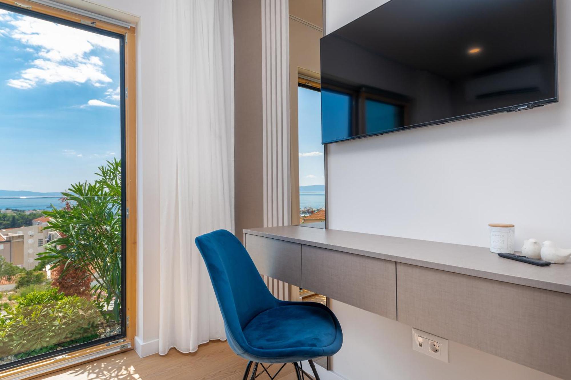 Luxury Adria Sea City & Mountain View Apartment Makarska Eksteriør billede