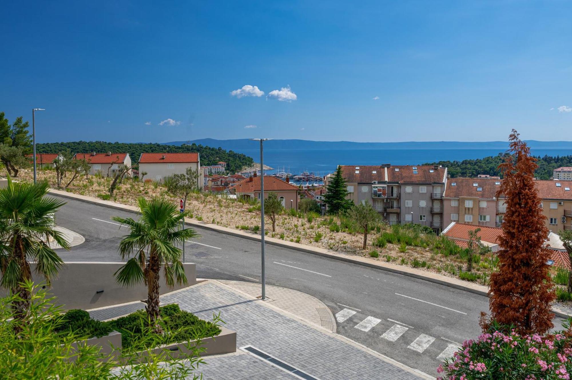Luxury Adria Sea City & Mountain View Apartment Makarska Eksteriør billede