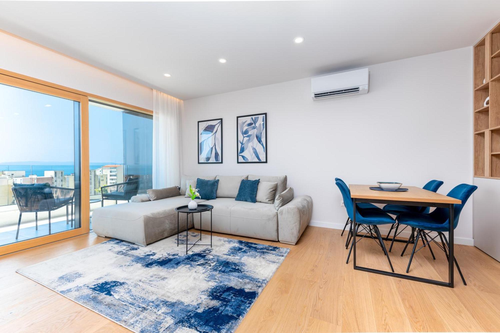 Luxury Adria Sea City & Mountain View Apartment Makarska Eksteriør billede